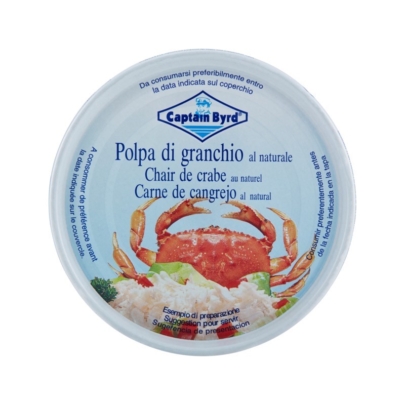 5410238001048Captain Byrd Polpa Di Grancio Al Naturale 200gr