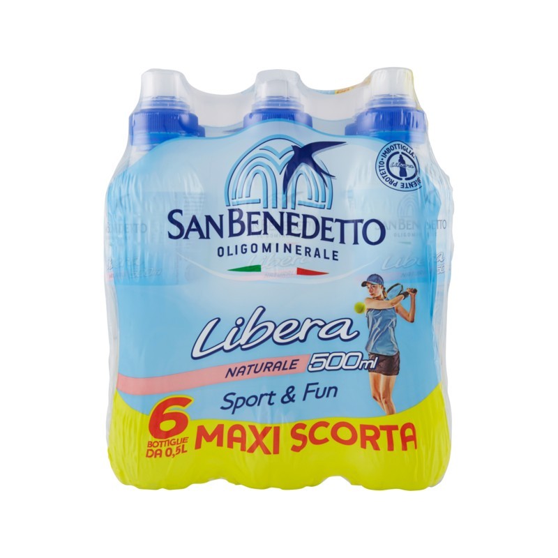 8001620017708San Benedetto Acqua Libera 6x500ml
