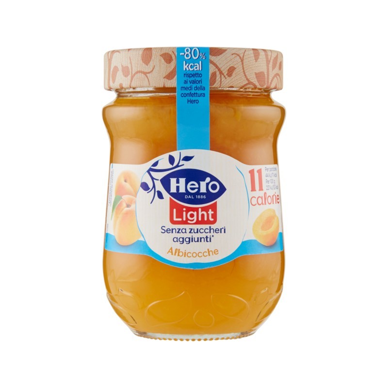 8000080004303Hero Light Confettura Albicocche 280gr