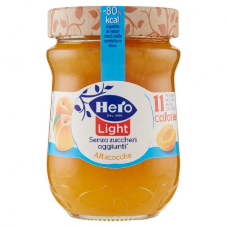 8000080004303Hero Light Confettura Albicocche 280gr