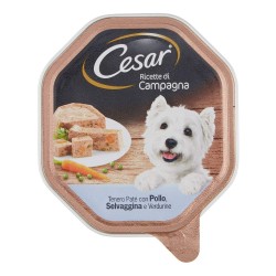4008429511417Cesar PatÃ¨ Ricette Di Campagna Pollo, Selvaggina E Verdurine 150gr