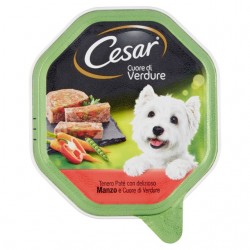 3065890114067CESAR PATÈ CUORE DI VERDURE & MANZO 150GR