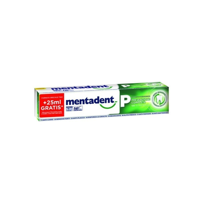 8000630735374Mentadent Dentifricio P New 75+25ml