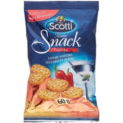8001860258459Scotti Risette Snack Paprika 60gr