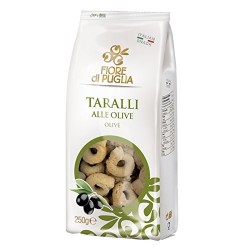 8015592100450Fiore Di Puglia Taralli Gusto Olive 250gr