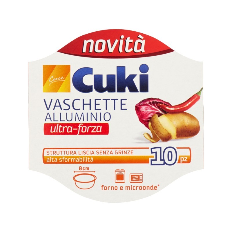 8003980410274Cuki Vaschetta Alluminio Ts21 Creme Caramel 10pz