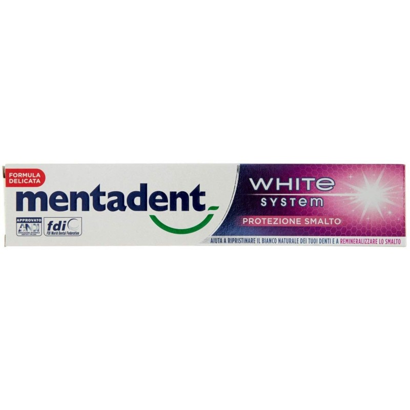 8717163746721Mentadent Dentifricio White Smalto New 75ml