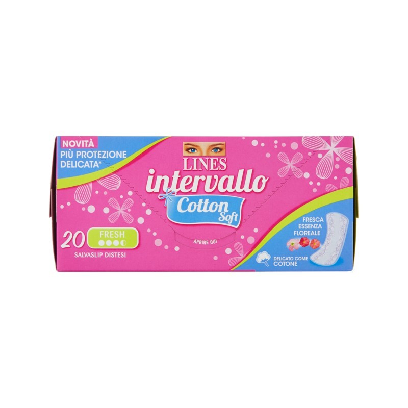 8001480401396Lines Intervallo Proteggi-Slip Fresh Disteso New 20pz