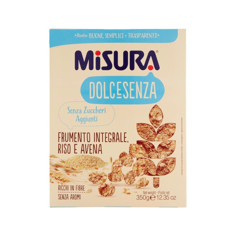8002590048402Misura Dolcesenza Fiocchi Integrali 350gr