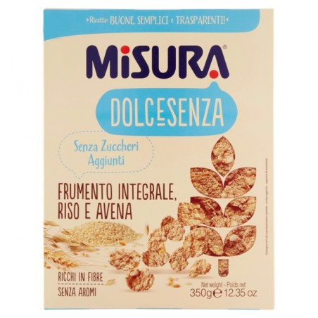 8002590048402Misura Dolcesenza Fiocchi Integrali 350gr