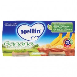 8000050533703Mellin Omogeneizzato Banana 2x100gr