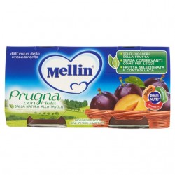 8000050579602Mellin Omogeneizzato Prugna Con Mela 2x100gr