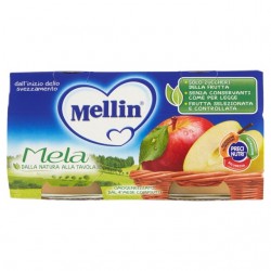 8000050577202Mellin Omogeneizzato Mela 2x100gr