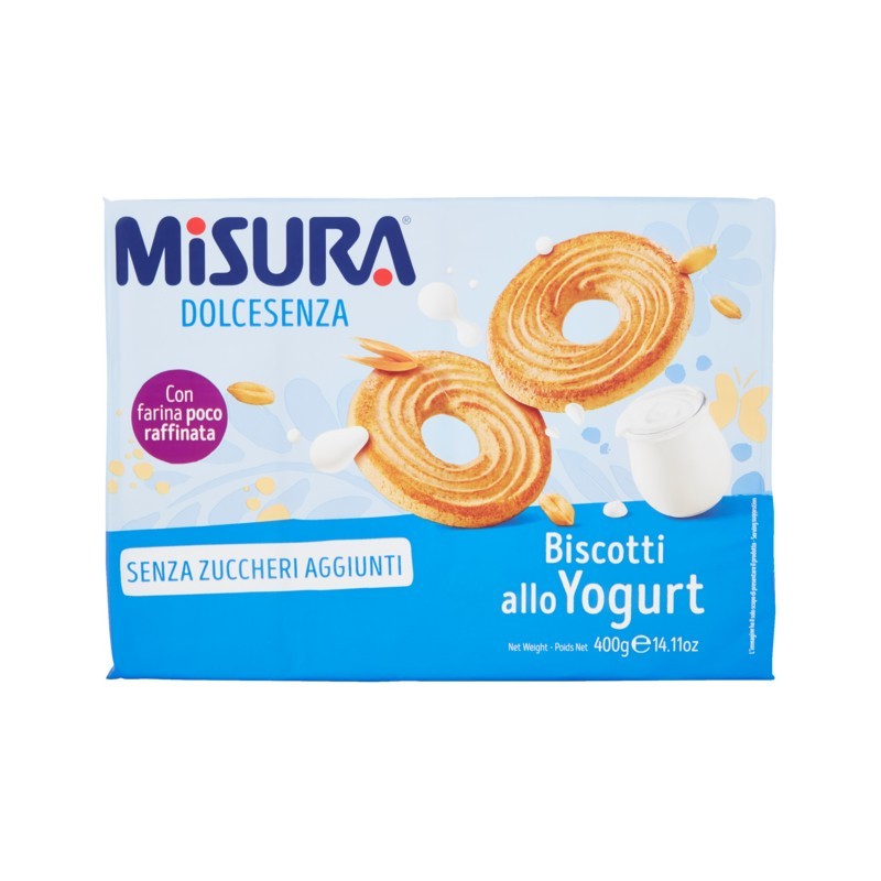 8002590041984Misura Dolcesenza Biscotti Yogurt 400gr