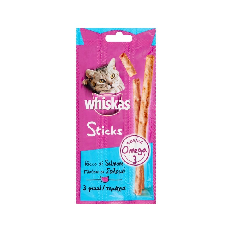 4008429046551Whiskas Cat Sticks Salmone 18gr