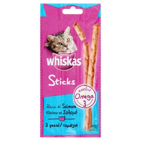 4008429046551Whiskas Cat Sticks Salmone 18gr