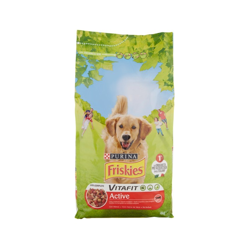 3010470154490Friskies Dog Crocchette Active 4000gr