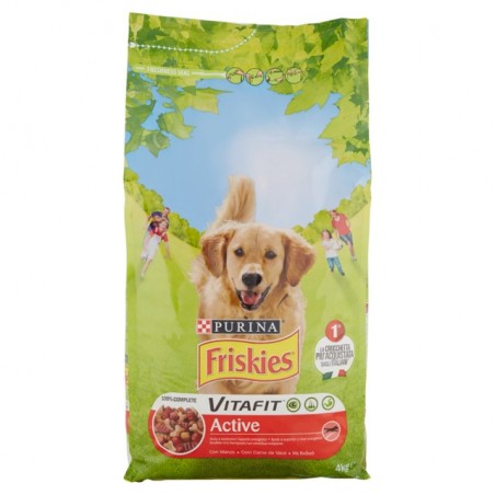 3010470154490Friskies Dog Crocchette Active 4000gr