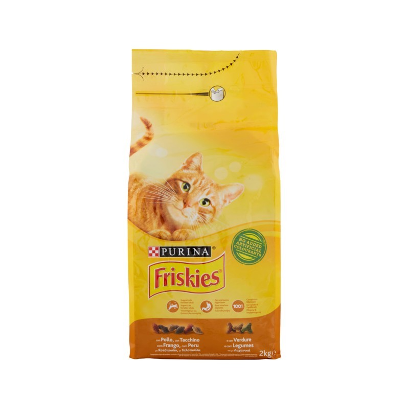 3010470150119FRISKIES CAT CROCCHETTE POLLO & TACCHINO 2000GR