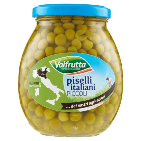 8001440001338Valfrutta Piselli Piccoli Vetro 370gr