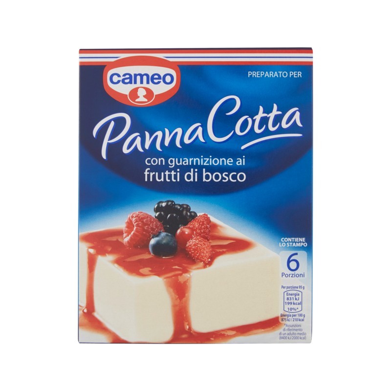 8003000105708Cameo Panna Cotta Frutti Bosco 107gr