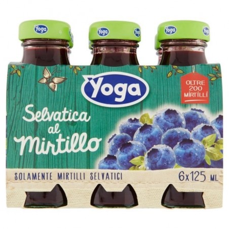 8001440114298Yoga Optimum Succo Selvatica Al Mirtillo 6x125ml