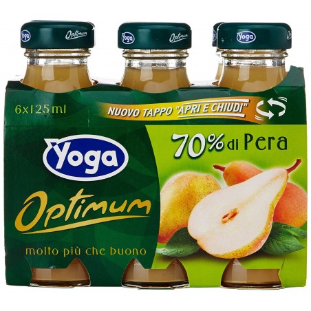 8001440114250Yoga Optimum Succo Pera 6x125ml