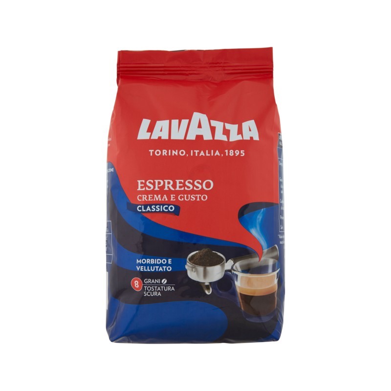 8000070038974LAVAZZA CAFFE' CREMA & GUSTO CLASSICO GRANI 1000GR