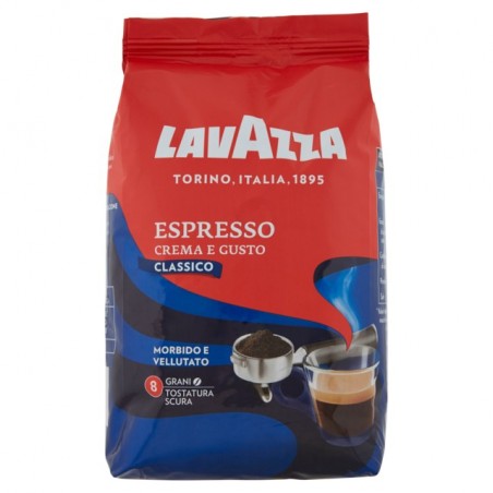 8000070038974LAVAZZA CAFFE' CREMA & GUSTO CLASSICO GRANI 1000GR
