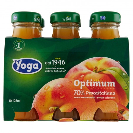 8001440114267Yoga Optimum Succo Pesca 6x125ml