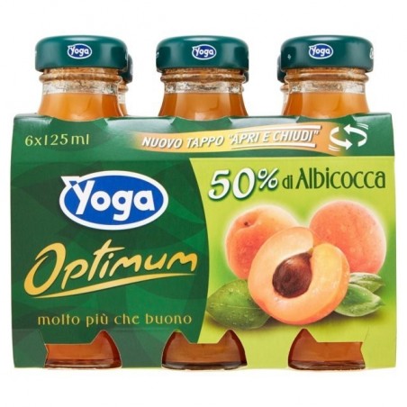 8001440114274Yoga Optimum Succo Albicocca 6x125ml