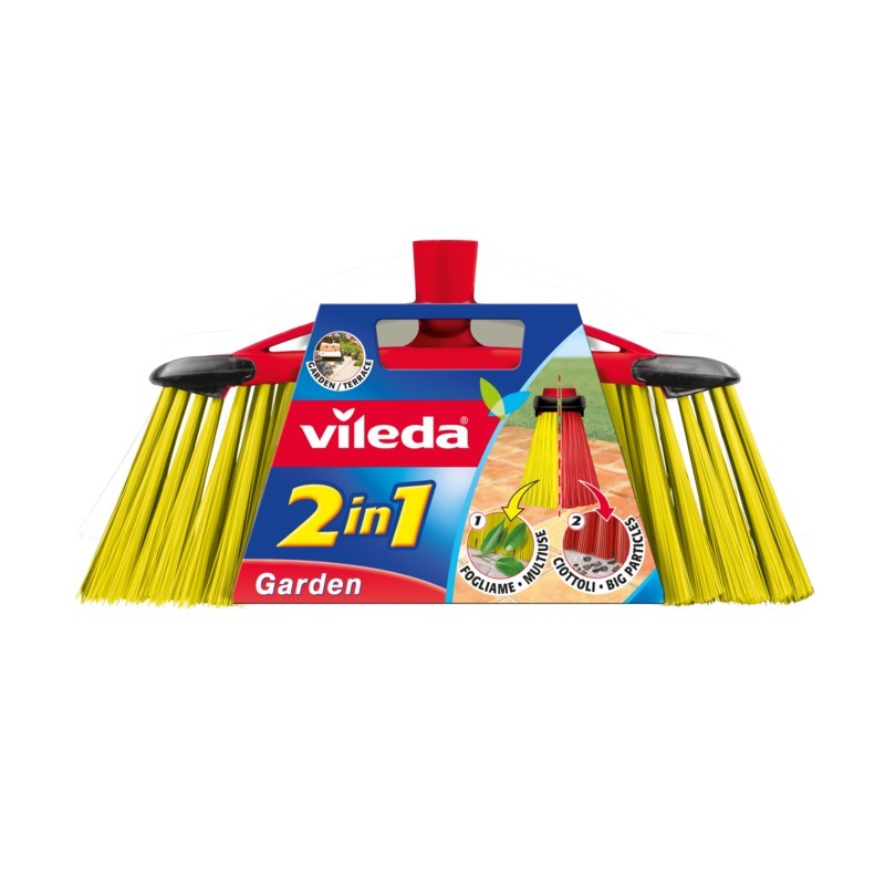 4023103095939Vileda Scopa 2in1 Per Esterni 1pz