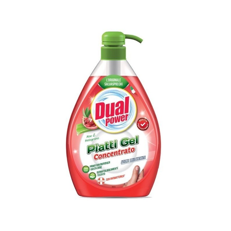 8054633830710Dual Power Piatti Aloe E Melograno Con Dispenser 1000ml