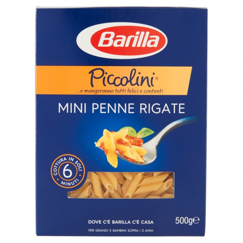 8076809523844Barilla Piccolini 066 Mini Penne Rigate 500gr
