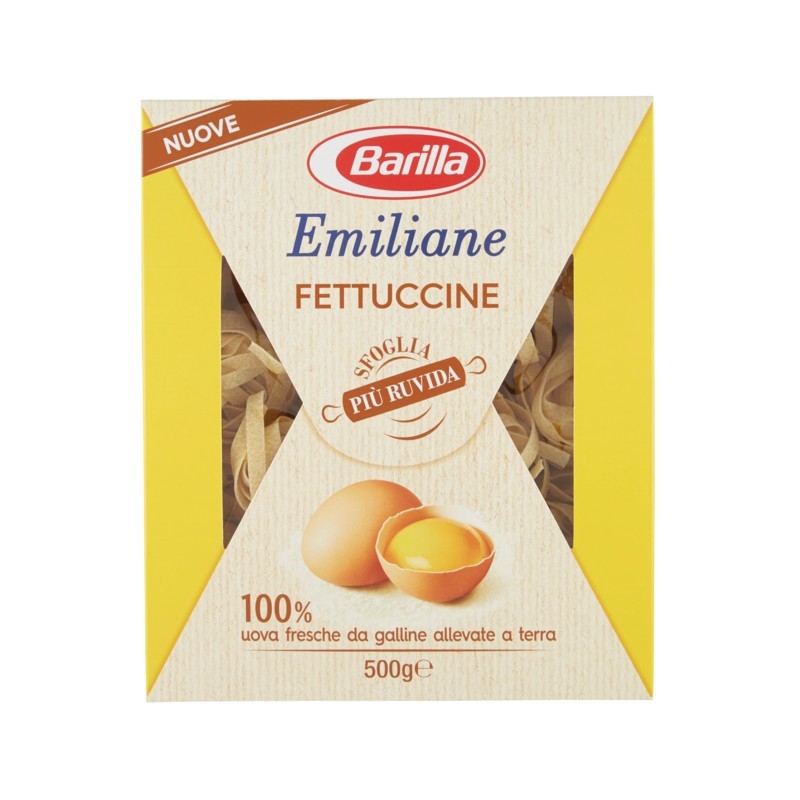 8076809515382Barilla Emiliane 230 Fettuccine All'uovo 500gr