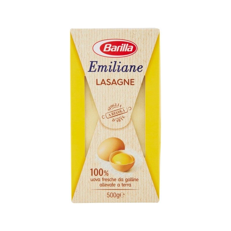8076800376999Barilla Emiliane 199 Lasagne Gialle Uovo 500gr