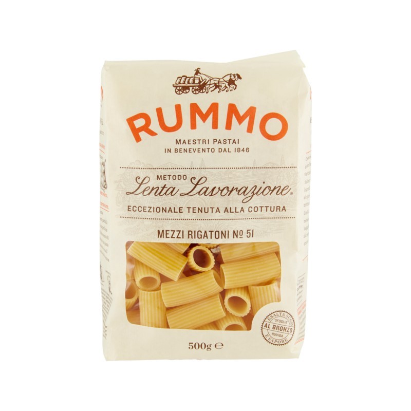 8008343200516Rummo 051 Mezzi Rigatoni 500gr