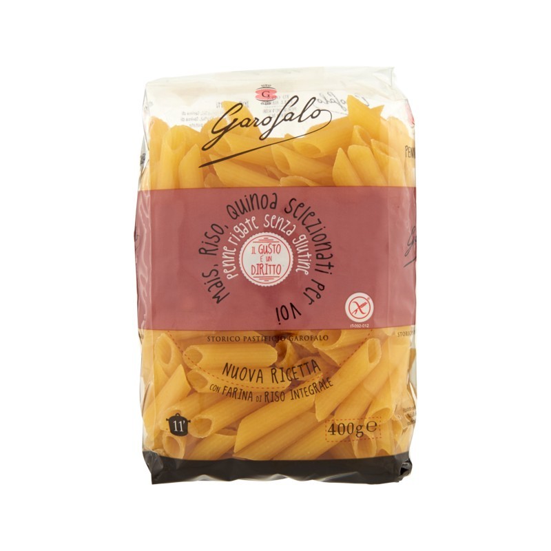 8000139929748Garofalo Senza Glutine Penne Rigate 400gr