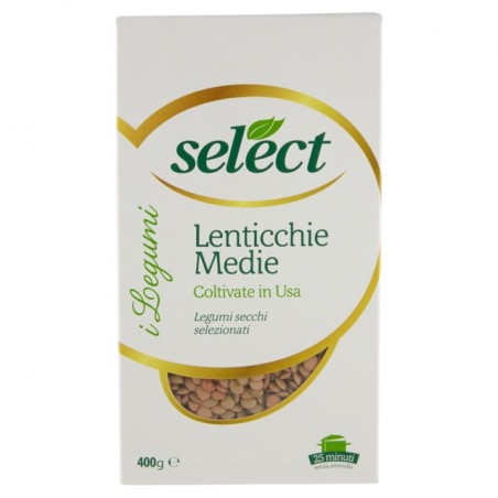 8006280010823Select Lenticchie Medie 400gr