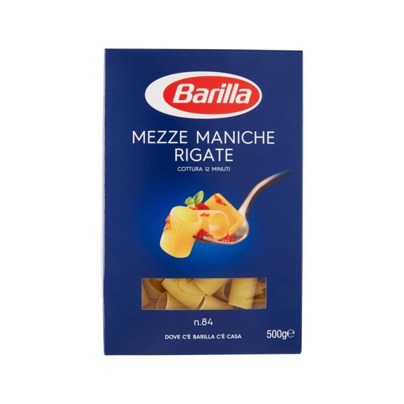 8076802085844Barilla 084 Mezze Maniche Rigate 500gr