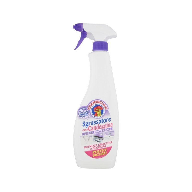 8015194518721Chanteclair Sgrassatore Con Candeggina Fiori Spray 625ml