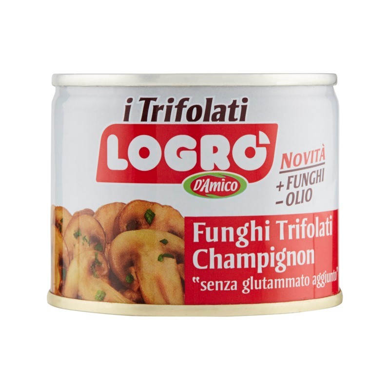 8004460000084Logro' Funghi Champignon Trifolati 180gr