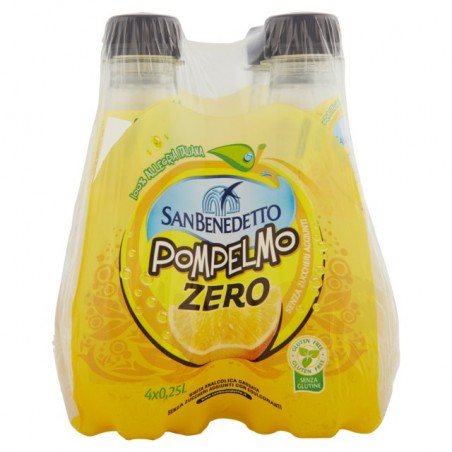 8001620017067San Benedetto Zero Pompelmo Pet 4x250ml
