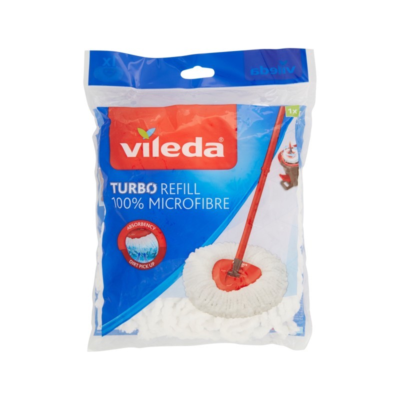 4023103156487Vileda Turbo Fiocco Ricambio Microfibra 1pz