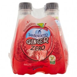 8001620017074San Benedetto Zero Ginger Pet 4x250ml