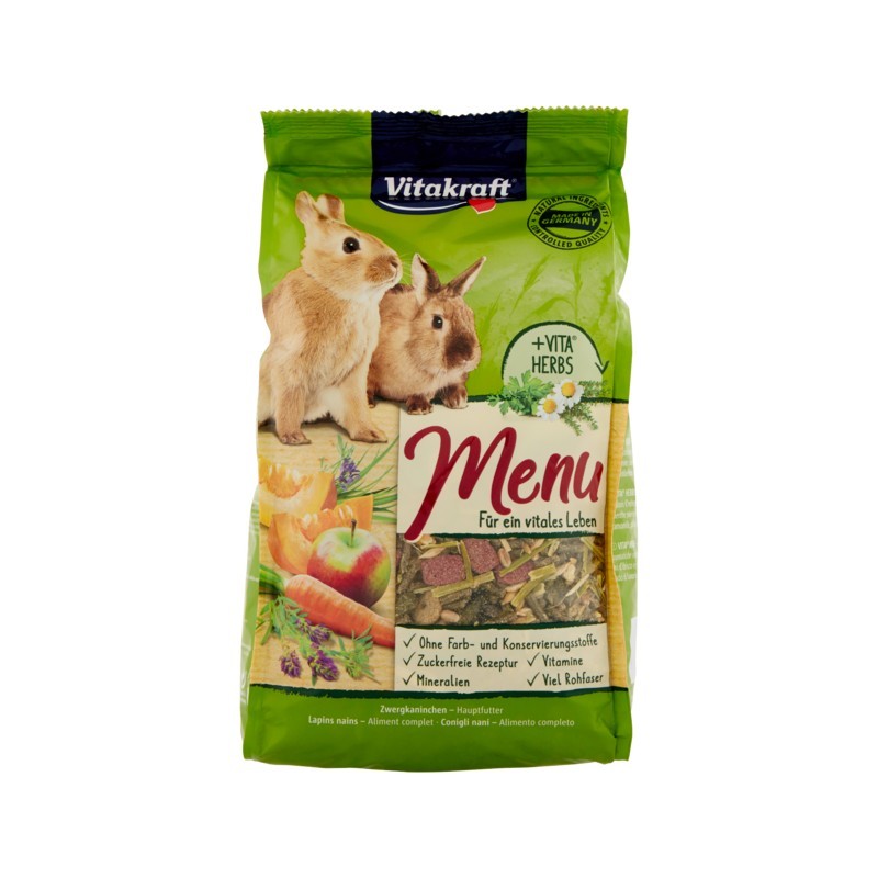 4008239255808Vitakraft Menu Vital Per Conigli 1000gr 4008239255808Vitakraft Menu Vital Per Conigli 1000gr