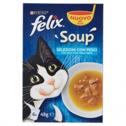 7613036632058Felix Soup Selezioni Con Pesci 6x48gr