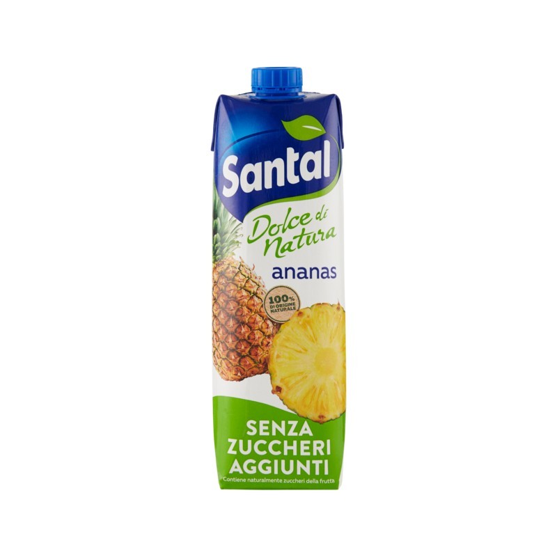 8002580001684Santal Succo Dolce Di Natura Senza Zuccheri Ananas 1000ml