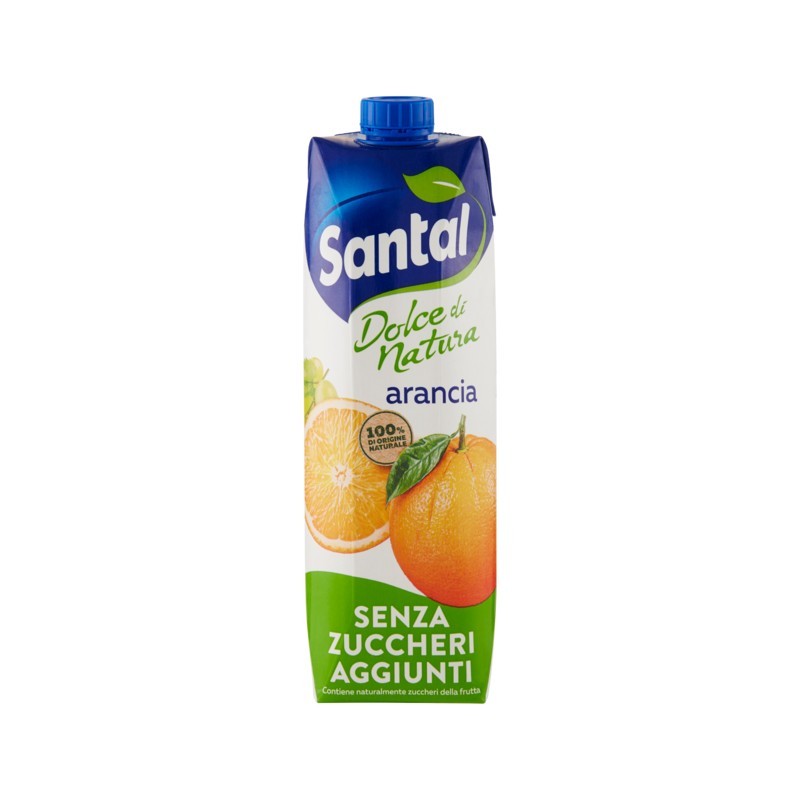 8002580001691Santal Succo Dolce Di Natura Senza Zuccheri Aggiunti Arancia 1000ml