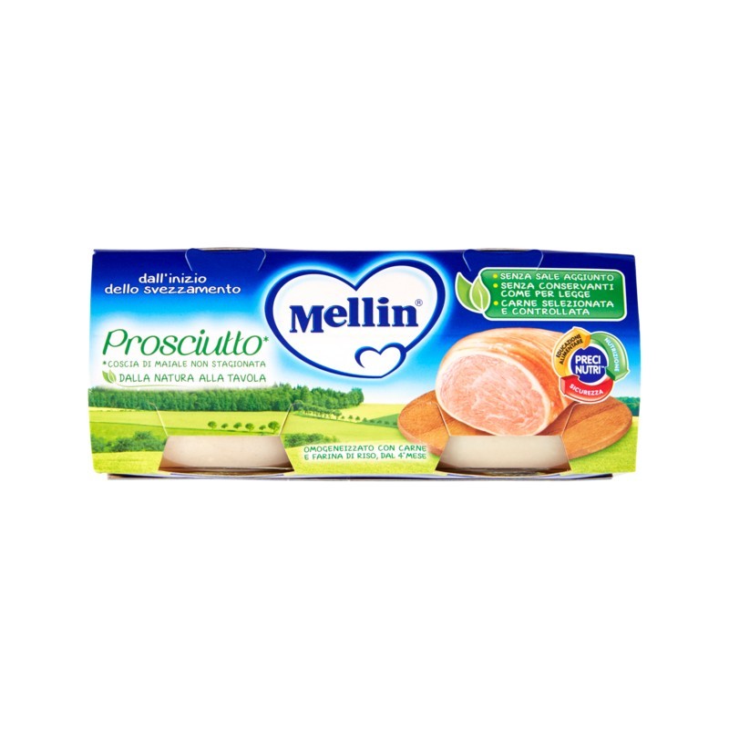 5900852021831Mellin Omogeneizzato Prosciutto 2x80gr